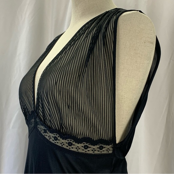 Vintage Black Sheer Nightgown - Picture 7 of 12